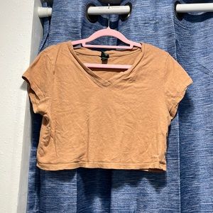 Crop cap sleeve top